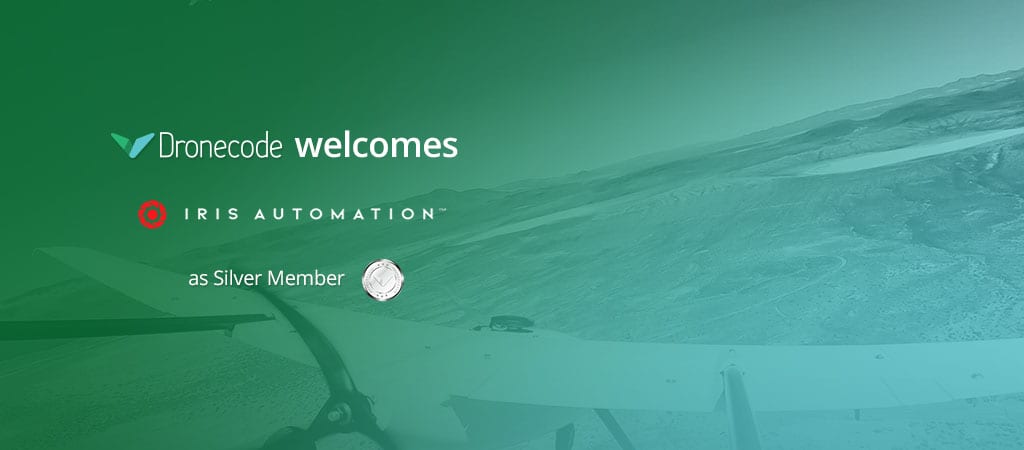 Dronecode welcome Iris Automation as Silver Member 