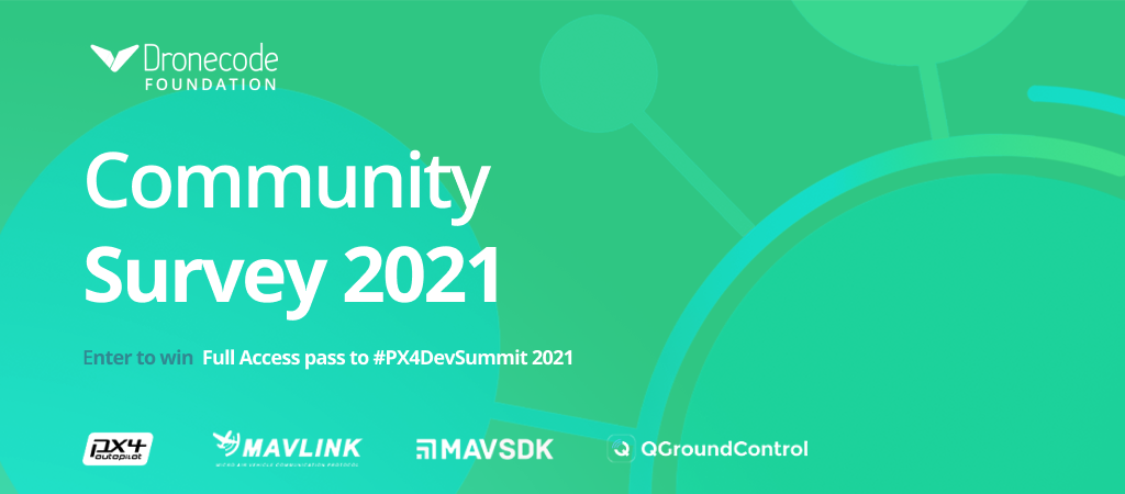 Survey 2021 — State of the Community from the Dronecode Foundation